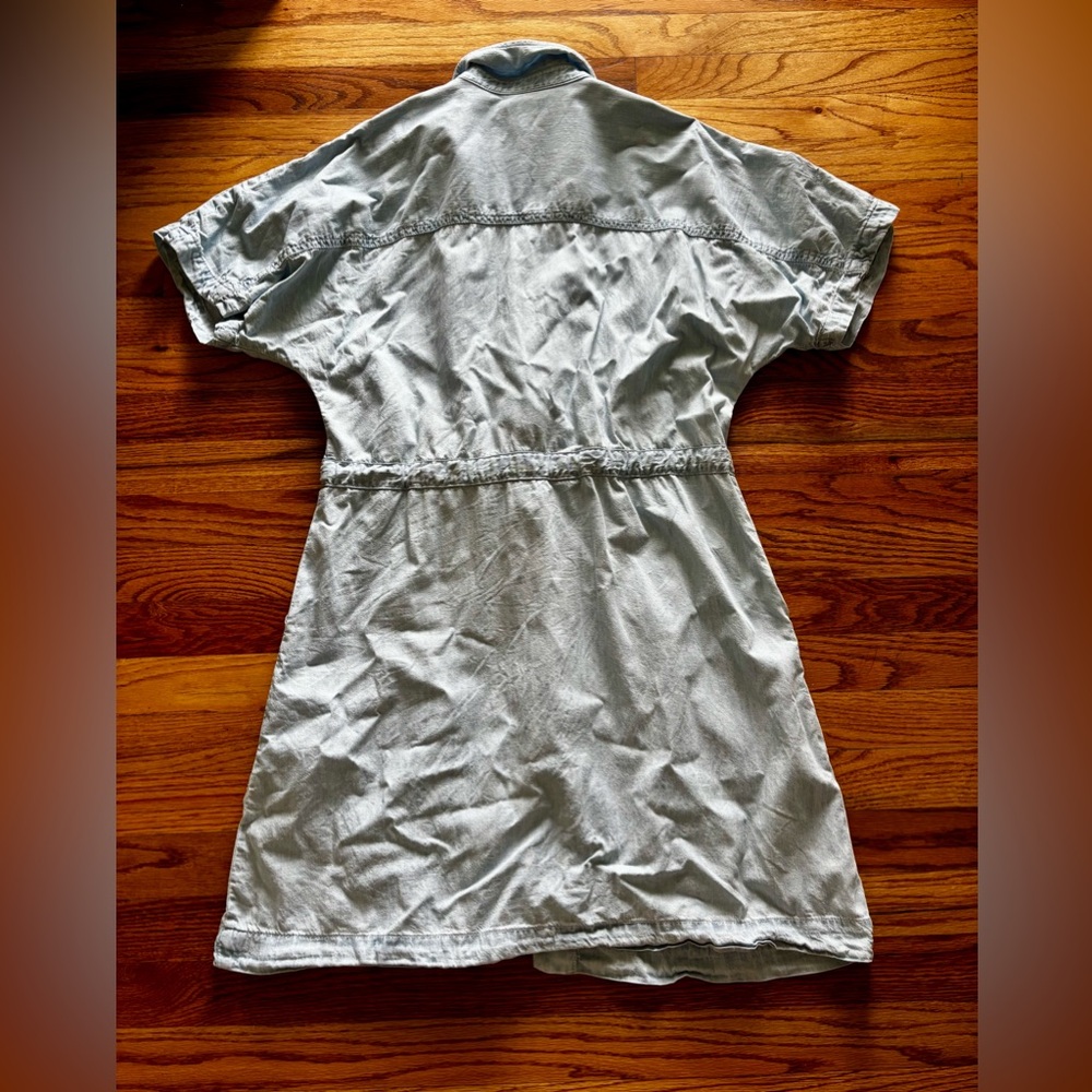 Faherty Light Blue Chambray Button-Front Shirtdre… - image 8